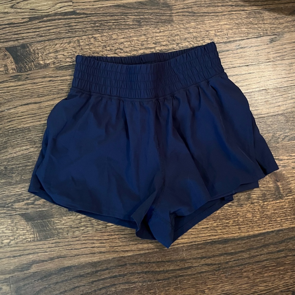 navy athletic shorts